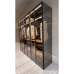 Modern Molteni&C Gliss Master Closet with Stopsol Glass and Bronze Profile Casa Design Group