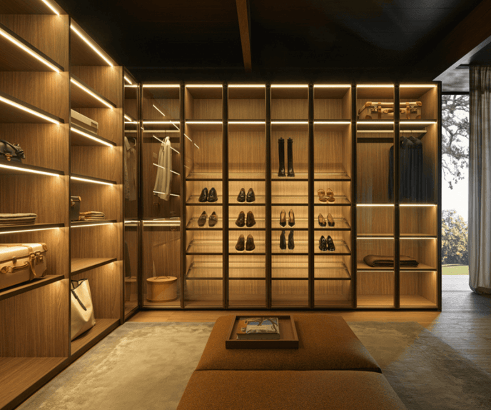 High End Gliss Master-Skin Closet by Molteni&C Casa Design Group