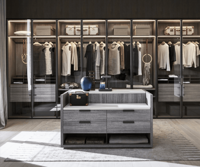 High End Gliss Master Walk-in Closet by Molteni&C Casa Design Group
