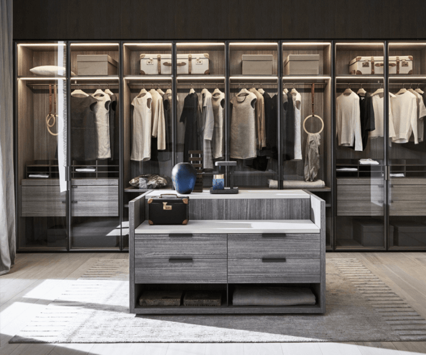 High End Gliss Master Walk-in Closet by Molteni&C Casa Design Group