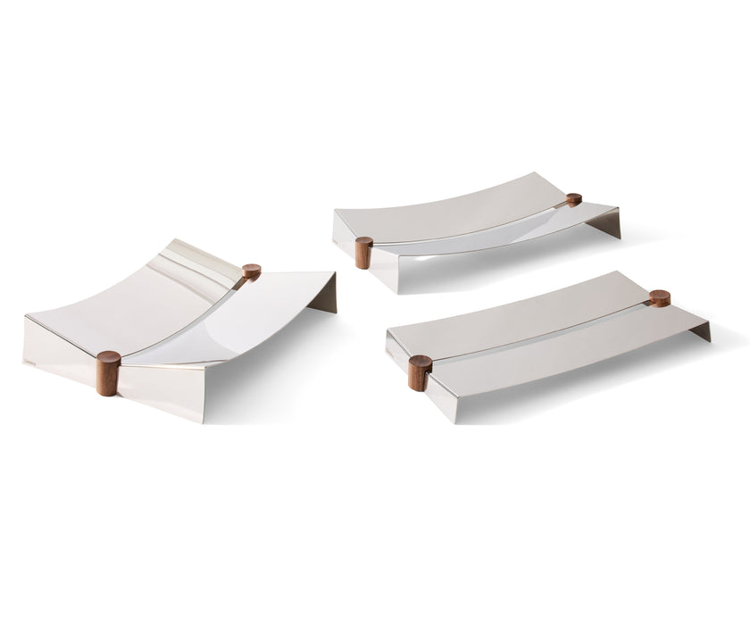 Contemporary Cassina Glyntea Centerpiece Inspired by Traditional Silver Trays Casa Design Group