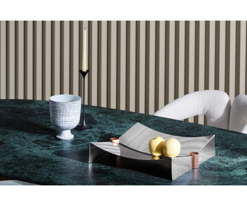 Contemporary Cassina Glyntea Centerpiece Inspired by Traditional Silver Trays Casa Design Group