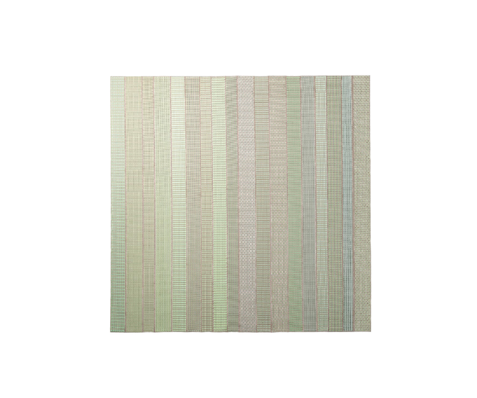 Handmade Grafismi Outdoor Rug by Paola Lenti with Geometric Embroidery Casa Design Group