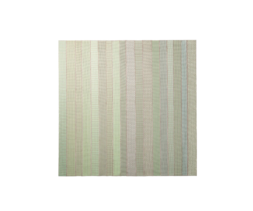 Handmade Grafismi Outdoor Rug by Paola Lenti with Geometric Embroidery Casa Design Group