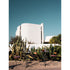 Sleek Graphic Outdoor Round Bar Table by Potocco with Geometric Design | Casa Design Group