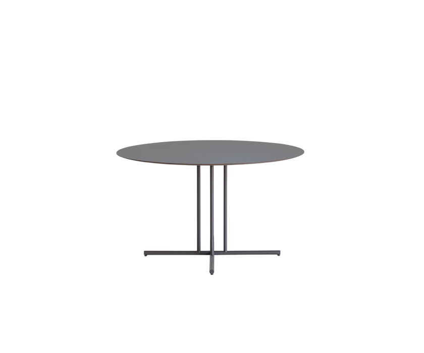 Sleek Graphic Outdoor Round Dining Table by Potocco | Casa Design Group