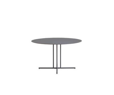 Sleek Graphic Outdoor Round Dining Table by Potocco | Casa Design Group