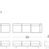 High End Graphic Sofa by Potocco Casa Design Group