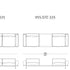 High End Graphic Sofa by Potocco Casa Design Group