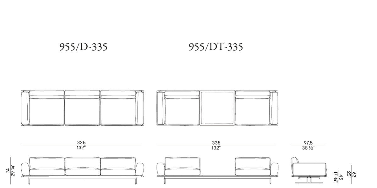 High End Graphic Sofa by Potocco Casa Design Group