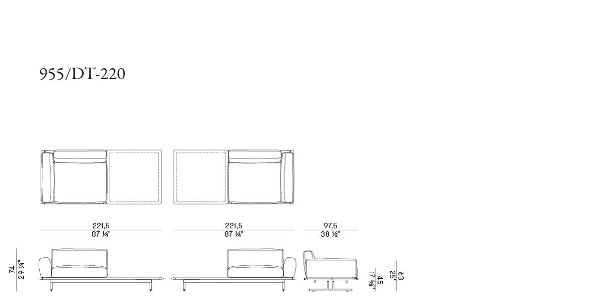 High End Graphic Sofa by Potocco Casa Design Group