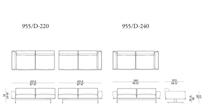 High End Graphic Sofa by Potocco Casa Design Group