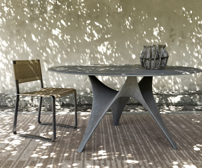 High End Green Point Outdoor Dining Chair by Molteni Quickship Casa Design Group
