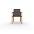 Modern Greenwich Outdoor Batyline Teak Dining Armchair by Danao | Casa Design Group