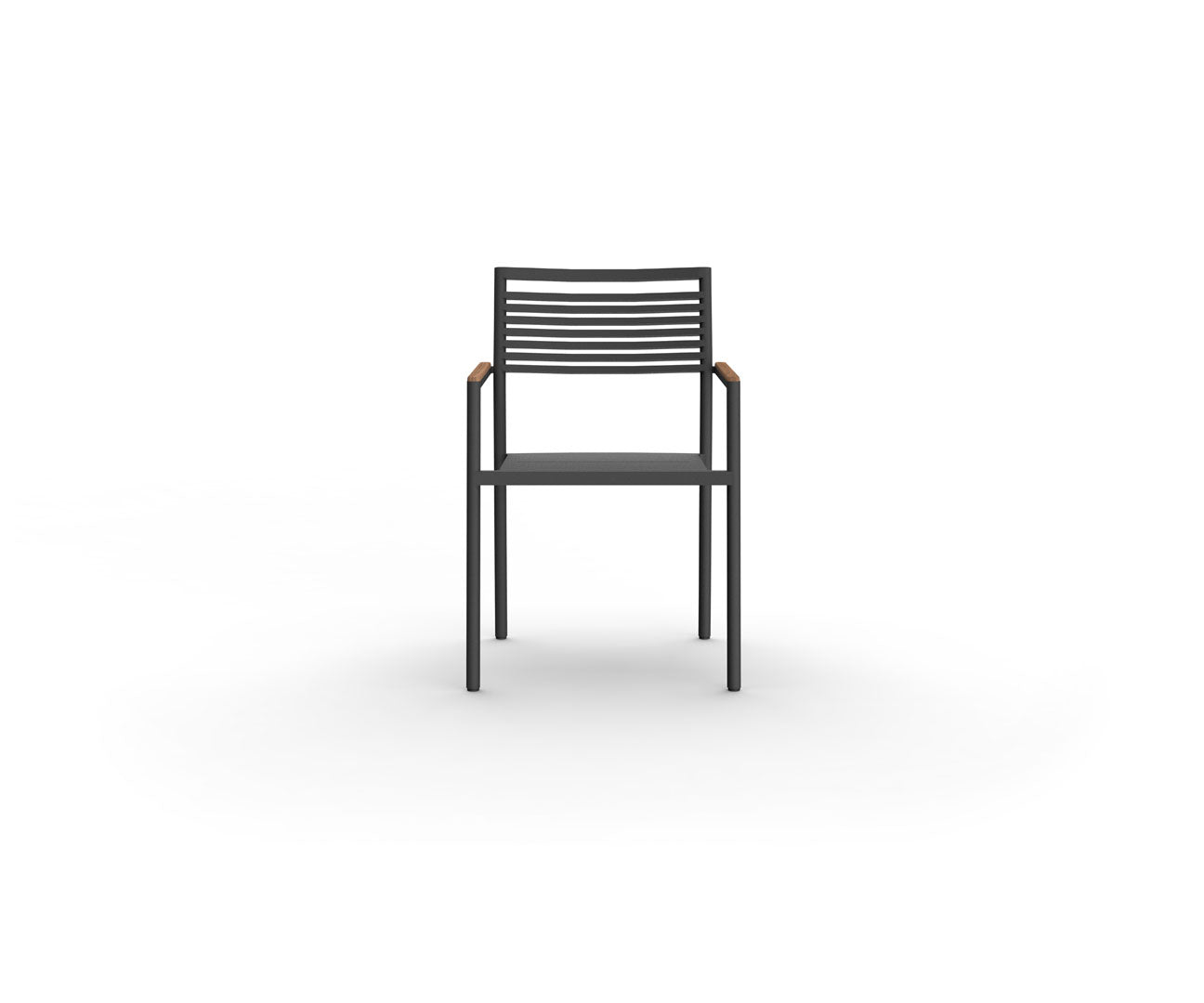 Contemporary Greenwich Outdoor Stackable Dining Armchair by Danao | Casa Design Group