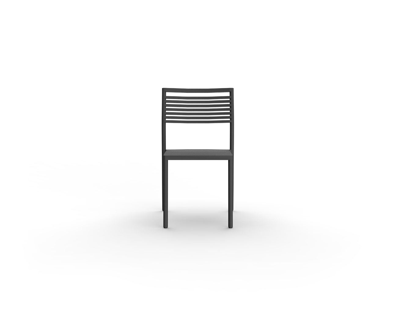 Contemporary Greenwich Outdoor Stackable Dining Side Chair by Danao | Casa Design Group