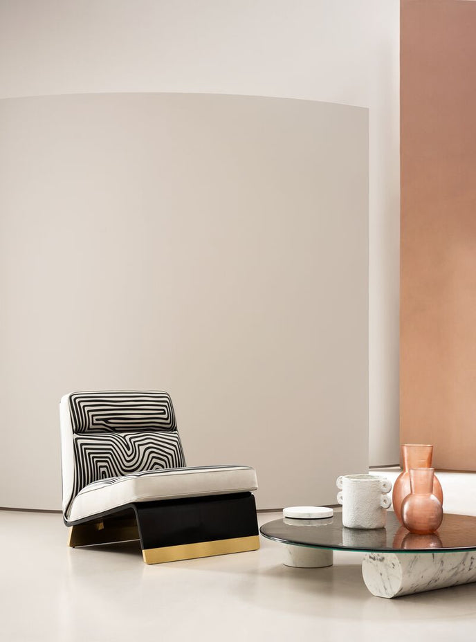 Greta Special Edition Printed Lounge Armchair by Draga & Aurel for Baxter | Casa Design Group