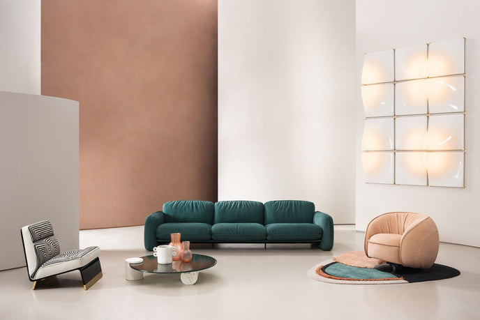 Greta Special Edition Printed Lounge Armchair by Draga & Aurel for Baxter | Casa Design Group