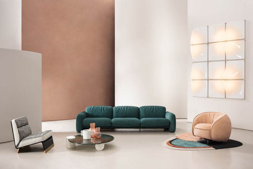 Greta Special Edition Printed Lounge Armchair by Draga & Aurel for Baxter | Casa Design Group