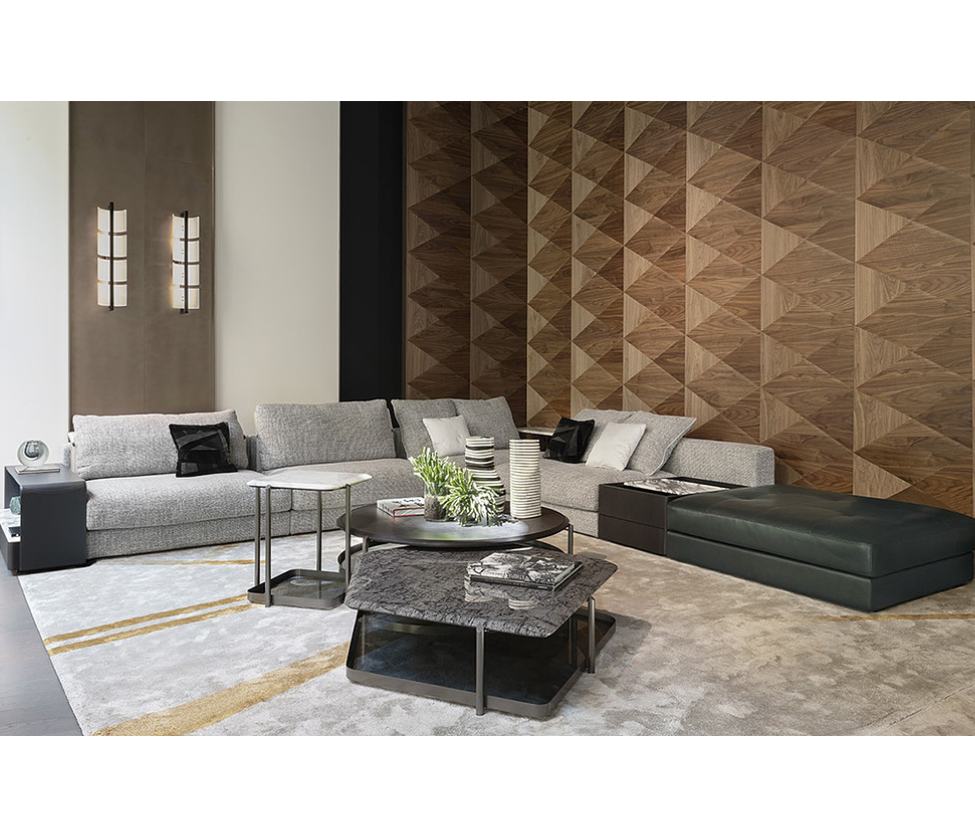 Floor Sample Skyline Sectional Sofa Giorgetti 