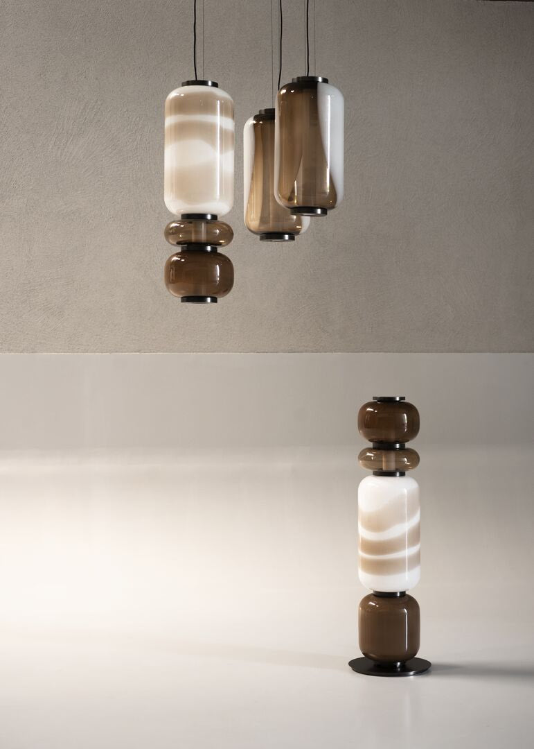 Haiku Floor Lamp in Mouth-Blown Murano Glass by Baxter | Casa Design Group