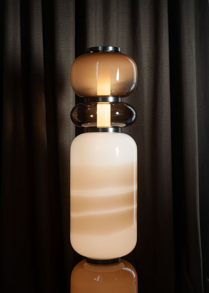 Haiku Floor Lamp in Mouth-Blown Murano Glass by Baxter | Casa Design Group