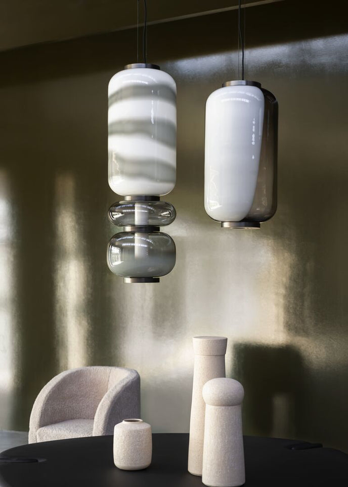 Haiku Pendant Light in Mouth-Blown Murano Glass by Baxter | Casa Design Group