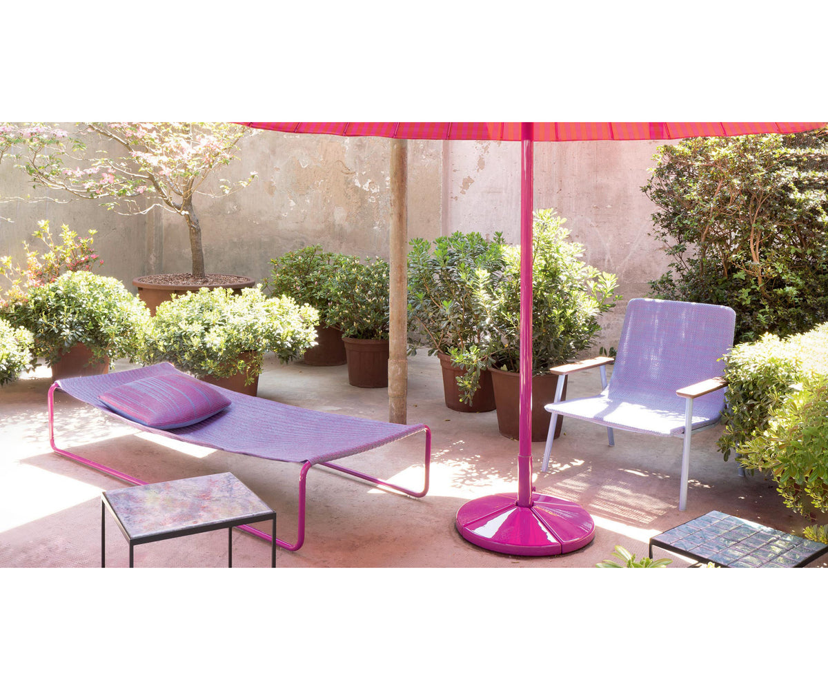 Modern Stainless Steel Hammock Outdoor Sunbed by Paola Lenti Casa Design Group