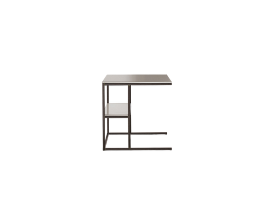 Hardy Contemporary C Table with Metal Frame by Andrea Parisio for Meridiani | Casa Design Group