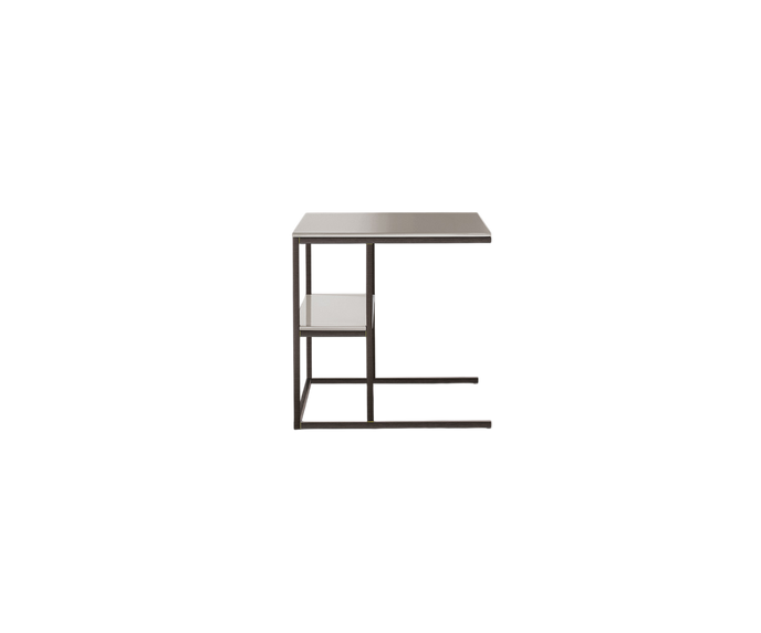 Hardy Contemporary C Table with Metal Frame by Andrea Parisio for Meridiani | Casa Design Group