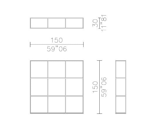 Floor Sample Hardy Wall Unit 150150
