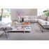 Modern Harvey Square Side Table by Paola Lenti Crafted with Wood and Glass Elements Casa Design Group