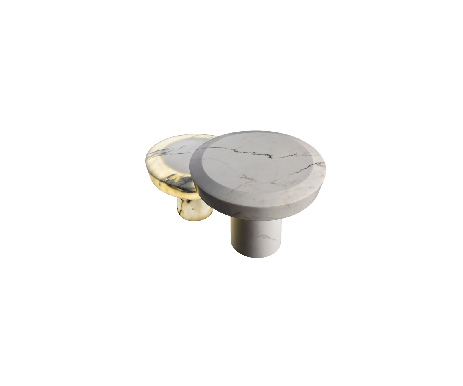High End He-She Side Table by Henge Casa Design Group