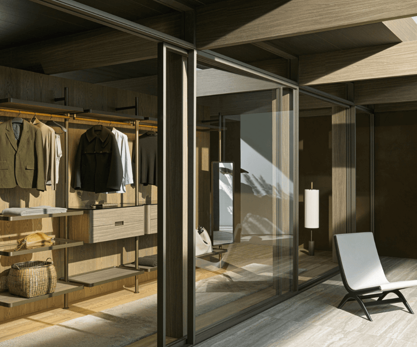 High End Hector Night Walk-In Closet by Molteni&C Casa Design Group