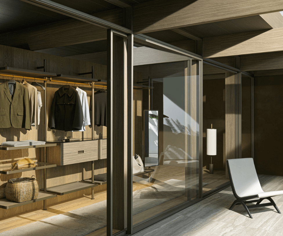 High End Hector Night Walk-In Closet by Molteni&C Casa Design Group