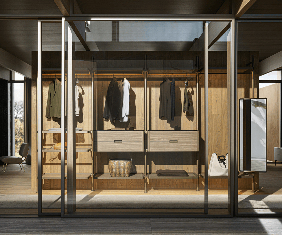 High End Hector Night Walk-In Closet by Molteni&C Casa Design Group