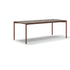 Modern Heritage Outdoor Dining Table with Teak Details Casa Design Group