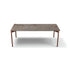 Modern Heritage Outdoor Dining Table with Teak Details Casa Design Group