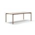 Modern Heritage Outdoor Dining Table with Teak Details Casa Design Group
