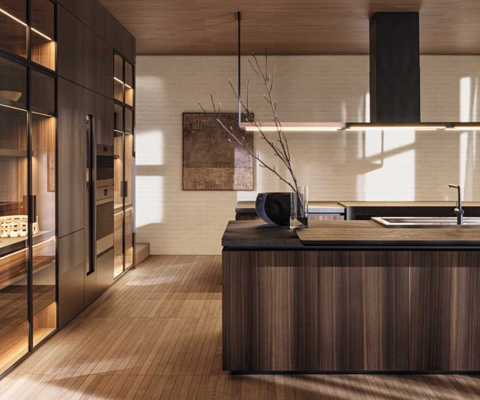 High End Hi- Line 6 Frame Door System by Molteni&C Dada Kitchens Casa Design Group
