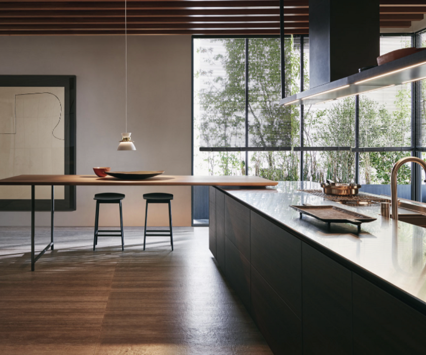 High End Hi- Line 6 Frame Door System by Molteni&C Dada Kitchens Casa Design Group