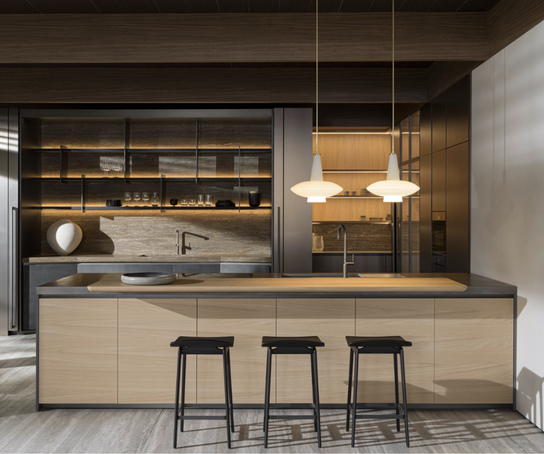 High End Hi- Line 6 Kitchen by Molteni&C Dada Kitchens Casa Design Group