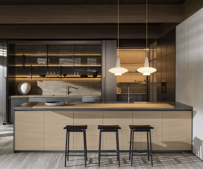 High End Hi- Line 6 Kitchen by Molteni&C Dada Kitchens Casa Design Group