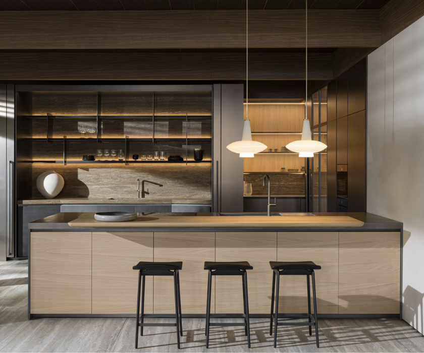 High End Hi- Line 6 Kitchen by Molteni&C Dada Kitchens Casa Design Group