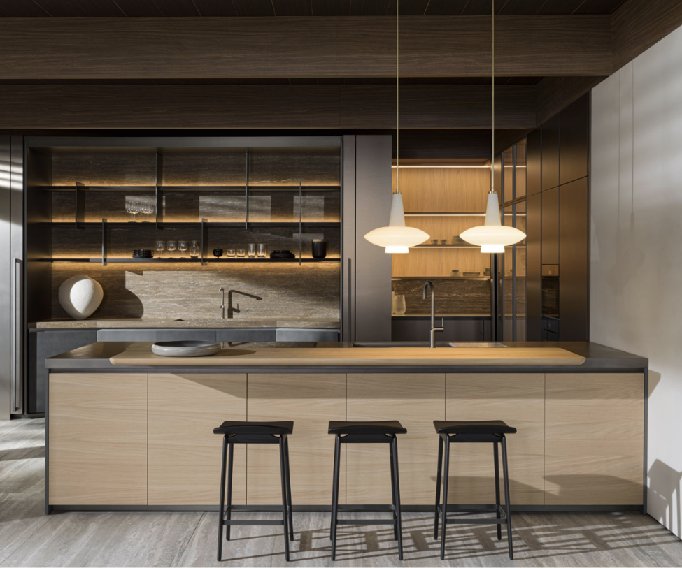 High End Hi- Line 6 Kitchen by Molteni&C Dada Kitchens Casa Design Group