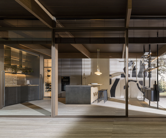 High End Hi- Line 6 Kitchen by Molteni&C Dada Kitchens Casa Design Group