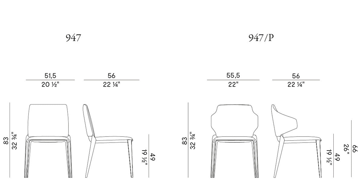 High End Helvetica Chair by Potocco Casa Design Group