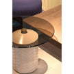Luxury Hishi Round Outdoor Side Table by Potocco | Modern Geometric Design | Casa Design Group