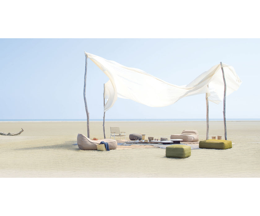 Contemporary Hopi Outdoor Pouf by Paola Lenti Designed for Comfort and Versatility Casa Design Group