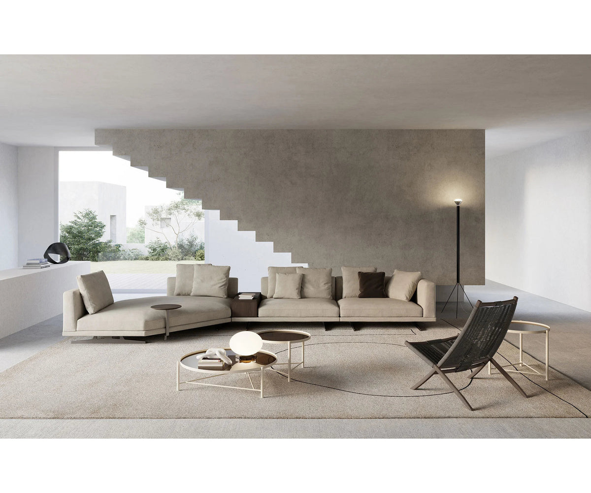 Horizon Sectional Sofa by Frigerio modular designer sectional with deep seating and contemporary Italian design | Casa Design Group